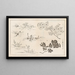 Shinsen moyo no shiori Pl10 - Rokkaku Shisui — framed artwork on a wall