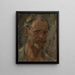 Autoritratto - Roland Maser — quadro incorniciato alla parete