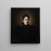 Portrait de Käthe Lieber - Roman Fekonja — gerahmtes Bild an der Wand