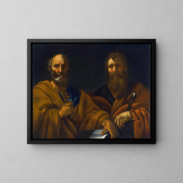 Santi Pietro e Paolo - Scuola di Roma — quadro incorniciato alla parete