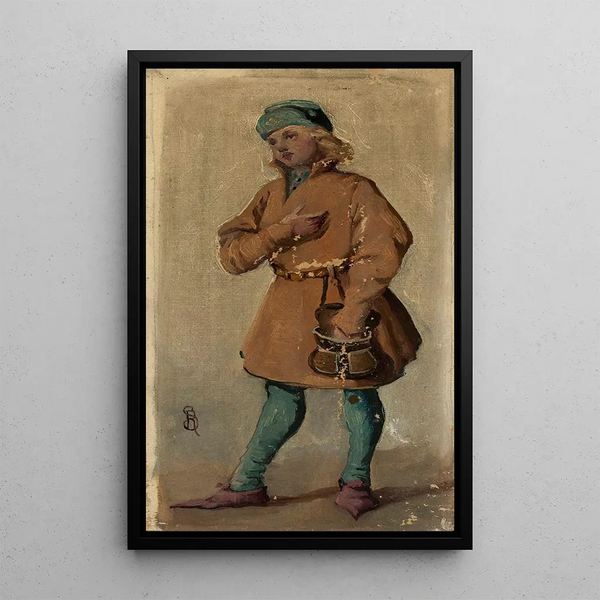 Student Painting - Roman Szwojnicki — framed artwork on a wall