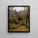 Ein Hirsch - Rosa Bonheur — gerahmtes Bild an der Wand