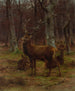 Hirsch und Hirsche im Herbstwald - Rosa Bonheur — Ansicht des Kunstwerks