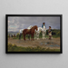 Markt der Pyrenäen-Bauernhof - Rosa Bonheur — gerahmtes Bild an der Wand