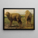 Schafe auf einer Wiese - Rosa Bonheur — gerahmtes Bild an der Wand
