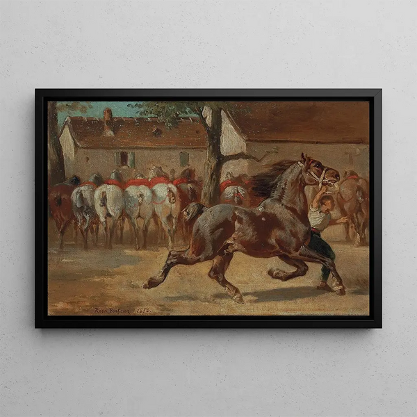 Rosa Bonheur - Trotting A Horse.webp