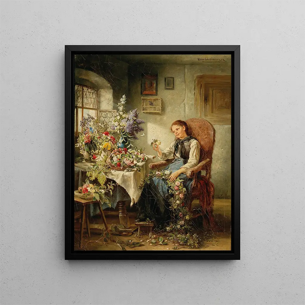 Rosa SchweningerAustrian - A Garland Of Flowers.webp