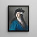 Gustavus Hamilton 1710-1746 Zweiter Viscount Boyne in Masken-Kostüm - Rosalba Carriera — gerahmtes Bild an der Wand