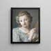 Malerei - Rosalba Carriera — gerahmtes Bild an der Wand