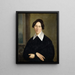 Portrait von Emilie Linder - Rosalie Wieland-Rottmann — gerahmtes Bild an der Wand