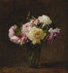 Reproduktion des Gemäldes Rosen in einer Vase - Henri Fantin-Latour