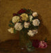 Reproduktion des Gemäldes Rosen in einer Vase - Henri Fantin-Latour
