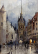 Szene einer Straße in München - Ross Sterling Turner — Ansicht des Kunstwerks