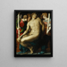Il Cristo morto con angeli - Rosso Fiorentino — quadro incorniciato alla parete