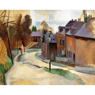 Route De Laon - Robert Delaunay | Reproduction Tableau Décoration murale affiche copie