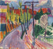 Strada con alberi vicino a Freidorf - Hermann Scherer — vista dell’opera