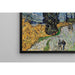 Reproduktion des Gemäldes Straße mit einer Zypresse und einem Stern - Vincent van Gogh