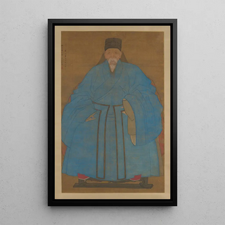 Ruan Zude - Portrait of the artists greatgranduncle Yizhai at the age of eightyfive.webp