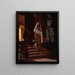 Entrare nel tempio - Rudolf Ernst — quadro incorniciato alla parete