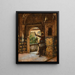 Garder l'Alhambra - Rudolf Ernst — quadro incorniciato alla parete