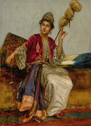 Rudolf Ernst - La Fileuse.webp