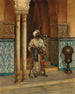 Die Wache des Palastes - Rudolf Ernst — Ansicht des Kunstwerks