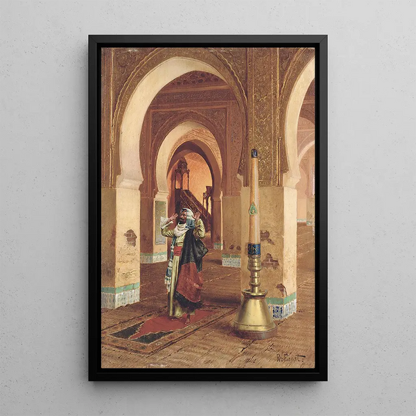 La Prière - Rudolf Ernst — quadro incorniciato alla parete