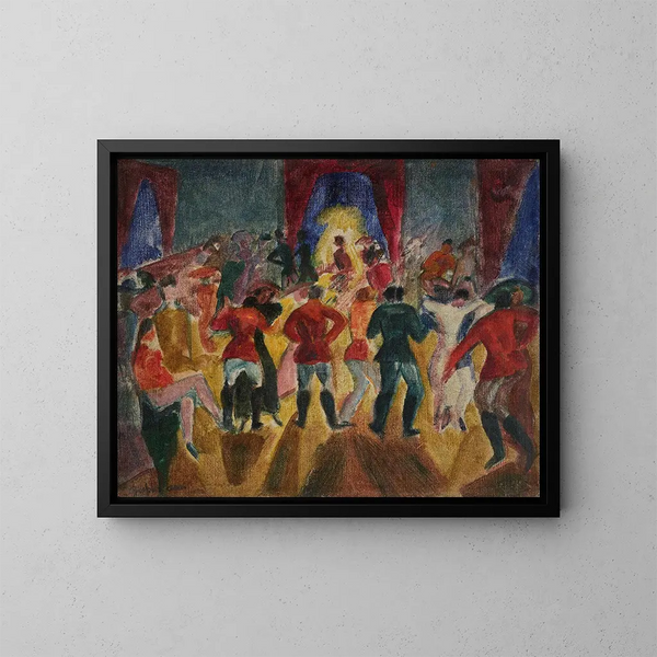 Bal des hussards - Rudolf Grossmann — gerahmtes Bild an der Wand