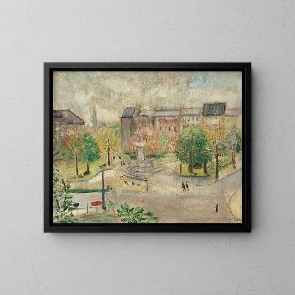 Place Ltzow - Rudolf Grossmann — gerahmtes Bild an der Wand