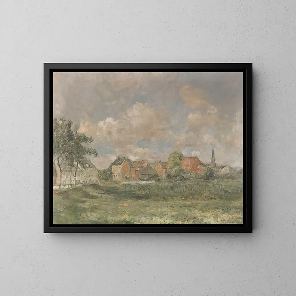 Ansicht von Wedel - Rudolf Hückner — gerahmtes Bild an der Wand