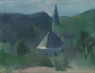 Kirche in der Nähe von Jasov - Rudolf Kremlička — Ansicht des Kunstwerks
