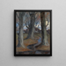 Landschaft - Rudolf Löw — gerahmtes Bild an der Wand