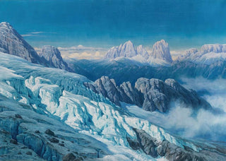 Rudolf Reschreiter - Langkofelgruppe vom MarmolataGletscher.webp