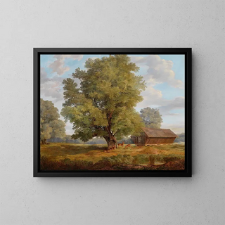 Rudolf Swoboda - Hirsche in der Praterau.webp
