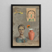 Due teste - Rudolf Wacker — quadro incorniciato alla parete
