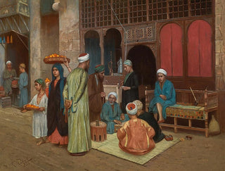 Rudolf Weisse - Outside A Coffee House.webp