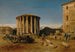 The Temple of Vesta in Rome - Rudolf von Alt — artwork view