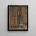 Interno della chiesa di Saint-Étienne - Rudolf von Alt — quadro incorniciato alla parete