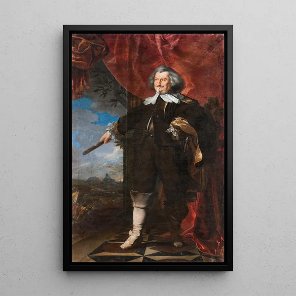 Frans Luyckx - Rudolf von Colloredo — framed artwork on a wall