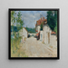 Rue de Village - Pierre Eugène Montézin — gerahmtes Bild an der Wand