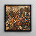 Schlachtruf - Josef Wildhack — gerahmtes Bild an der Wand