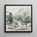 Ruisseau de montagne à Cachoeira do Marmello - Ferdinand Keller — quadro incorniciato alla parete