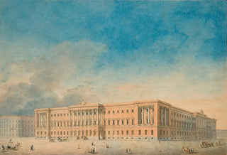 Russian School - View Of The LobanovRostovsky Palace St Petersburg.webp