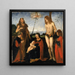 Sakrale Konversation - Kenyon Cox — gerahmtes Bild an der Wand