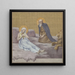 Heiliger Hieronymus - Pierre Puvis de Chavannes — gerahmtes Bild an der Wand