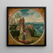 di Sant'Jerome in un paesaggio - Lucas Gassel — quadro incorniciato alla parete