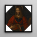 Sainte Catherine - Anonym — gerahmtes Bild an der Wand