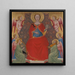 Sainte Lucie en trône - Giovanni di Bartolomeo Cristiani — gerahmtes Bild an der Wand
