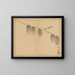 Sakai Hoitsu, Blumen- und Vogelmalerei, Pl. 13 - Sakai Hōitsu — gerahmtes Bild an der Wand