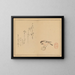 Sakai Hoitsu, Gemälde 17 - Sakai Hōitsu — gerahmtes Bild an der Wand